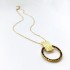 5053A Fashion style full of strass pendant Πράσινο 